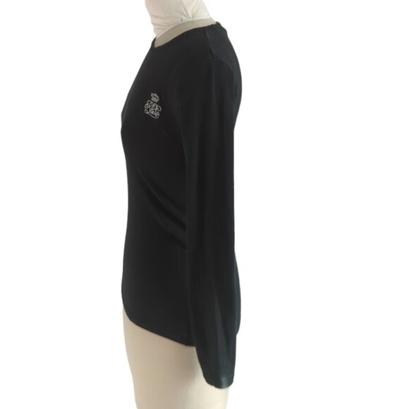 Lauren Ralph Lauren Long Sleeve Monogram Tee - Picture 2 of 5